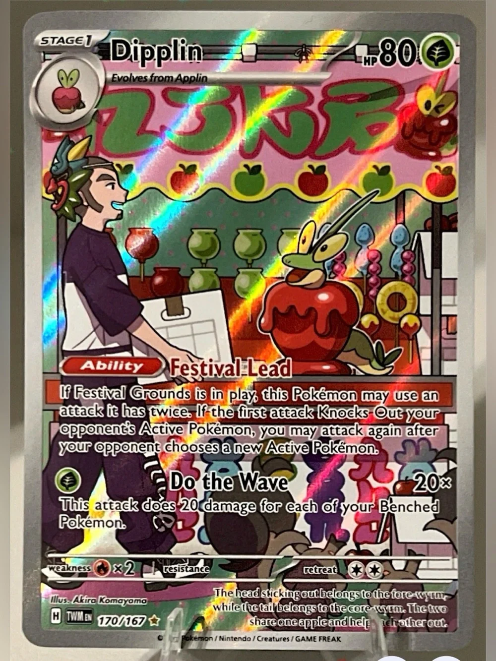 Pokémon TCG: Twilight Masquerade - DIPPLIN 170/167 NM